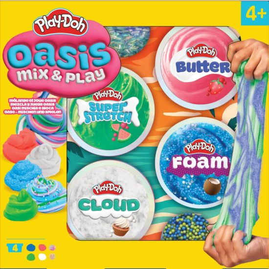 Play-Doh Slime Oasis Mix & Play 4 Pack