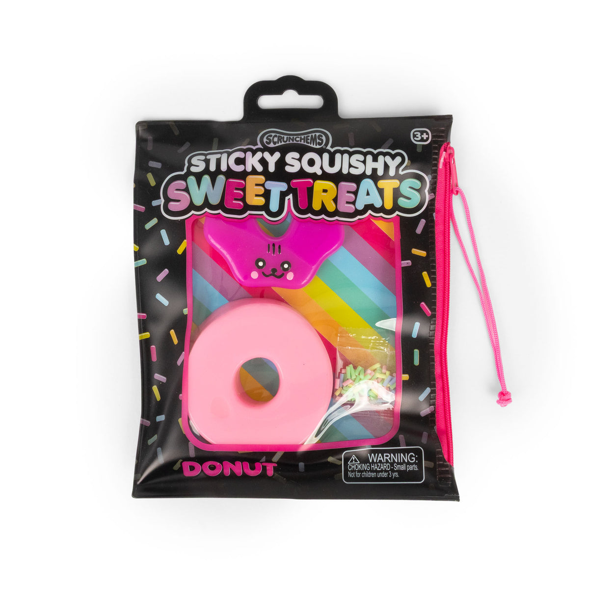 Scrunchems Sweet Treats Sticky Squishy Donut - (colour picked at random)