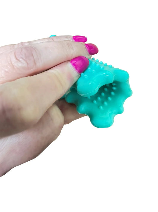 Sensory Textured Silicon Tactile Shapes 6 pack