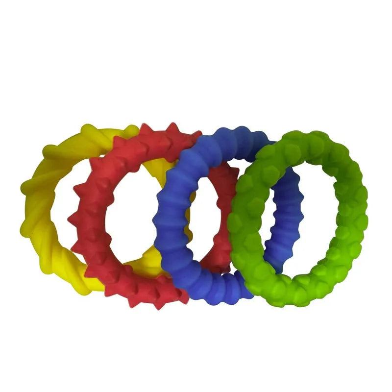 Sensory Assorted Textured Rings 4 pack