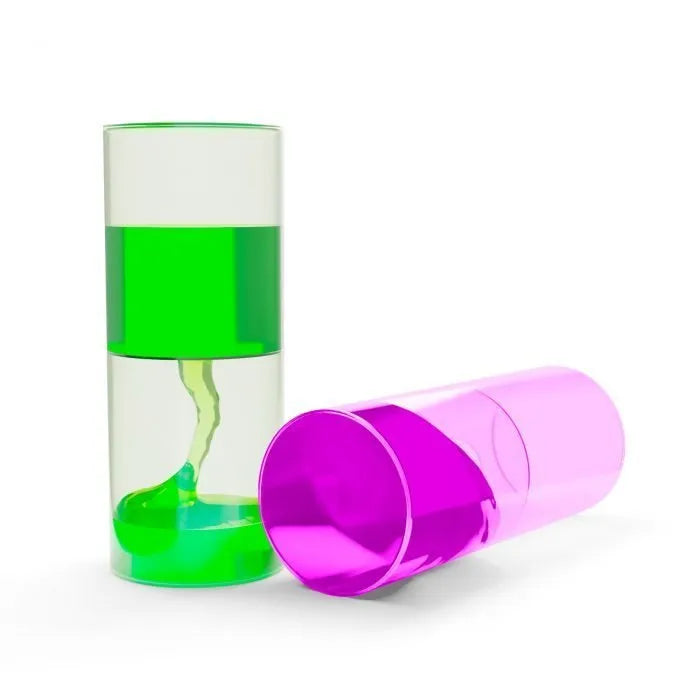 Mini Ooze Tubes Green & Pink Liquid Timer