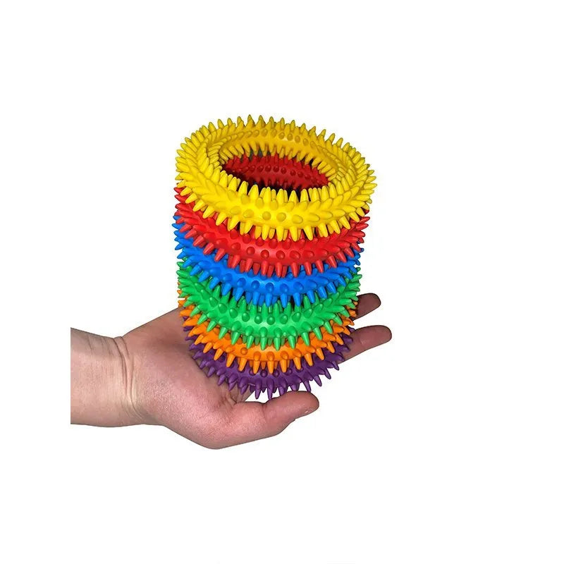 Textured Spiky Rings Sensory Bangle