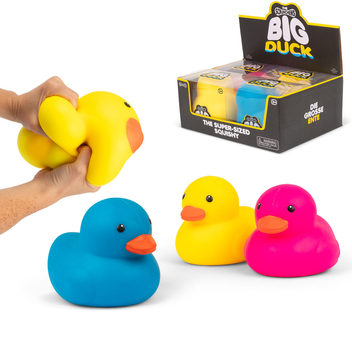 (Pre order w/c 9th November dispatch) Scrunchems The Big Duck - random colour selected