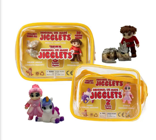 Jigglet Travel Pouch + 2 Exclusive Jigglets