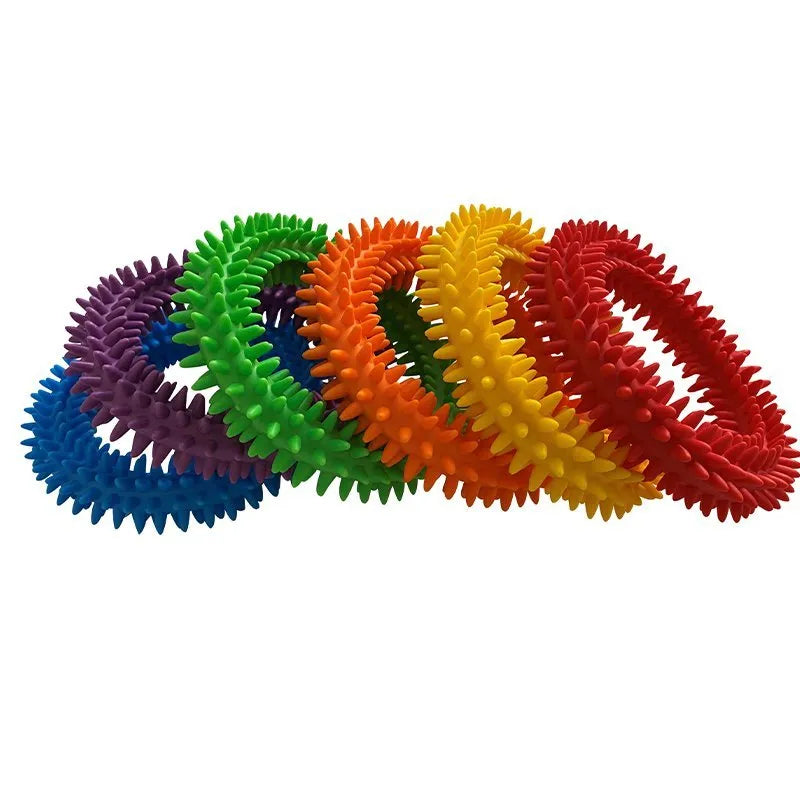 Textured Spiky Rings Sensory Bangle