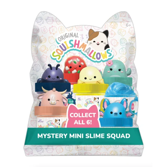 Squishmallow Mystery Mini Slime Keyring Jar