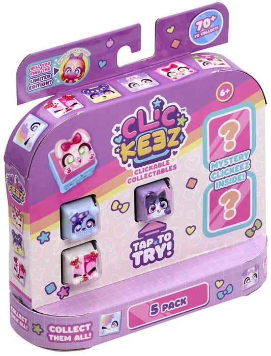 Clickeez Clickable Collectable 5 Pack