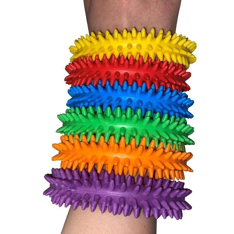 Textured Spiky Rings Sensory Bangle