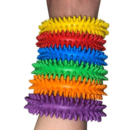 Textured Spiky Rings Sensory Bangle